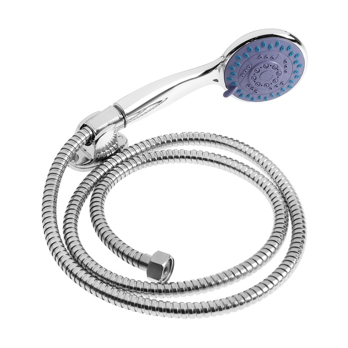 Смеситель для ванны ZEIN Z3840, однорычажный, душевой набор, лейка 5 режимов, хром Смеситель для ванны ZEIN Z3840, однорычажный, душевой набор, лейка 5 режимов, хром