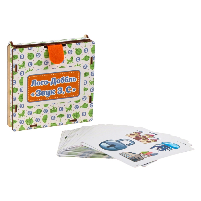 Набор карточек «Лого-доббль. Звук З, С» Набор карточек «Лого-доббль. Звук З, С»