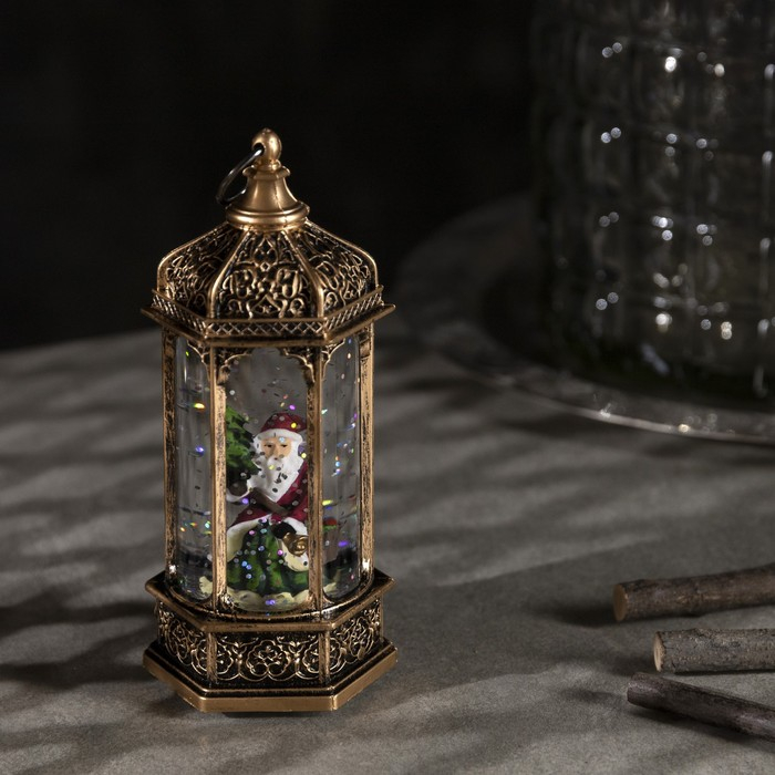 Светодиодная фигура «Дед Мороз в ротонде» 6.3 × 14 × 6.3 см, пластик, блёстки, батарейки AG13х3 (в комплекте), свечение тёплое белое Светодиодная фигура «Дед Мороз в ротонде» 6.3 × 14 × 6.3 см, пластик, блёстки, батарейки AG13х3 (в комплекте), свечение тёплое белое