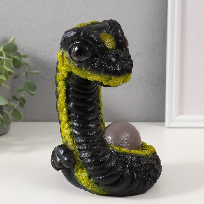 Новогодняя копилка  Новогодняя копилка "Мини Гумми"  12х12х17 см, черно-зеленый