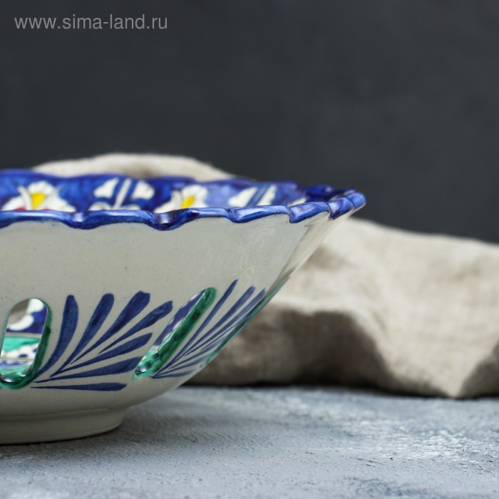 Фруктовница Риштанская Керамика 28см Фруктовница Риштанская Керамика 28см