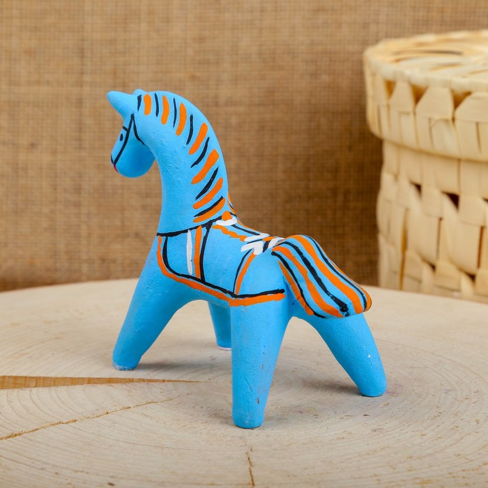 Сувенир «Конь», 5,5×6×8 см, каргопольская игрушка, микс Сувенир «Конь», 5,5×6×8 см, каргопольская игрушка, микс