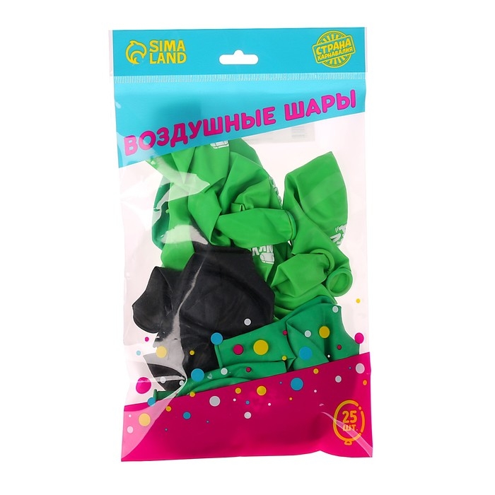 Воздушный шар латексный 12 Воздушный шар латексный 12" «23 Февраля», забавный, 25 шт.