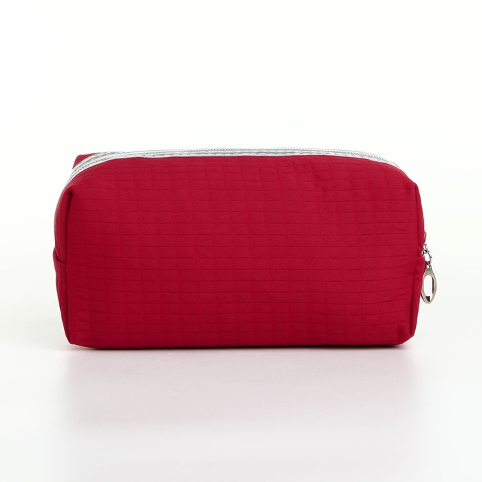 Косметичка на молнии, цвет красный Косметичка на молнии, цвет красный