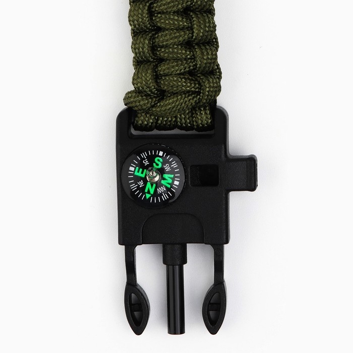 Браслет для выживания «Будь первым», 26 х 2,5 см. Браслет для выживания «Будь первым», 26 х 2,5 см.