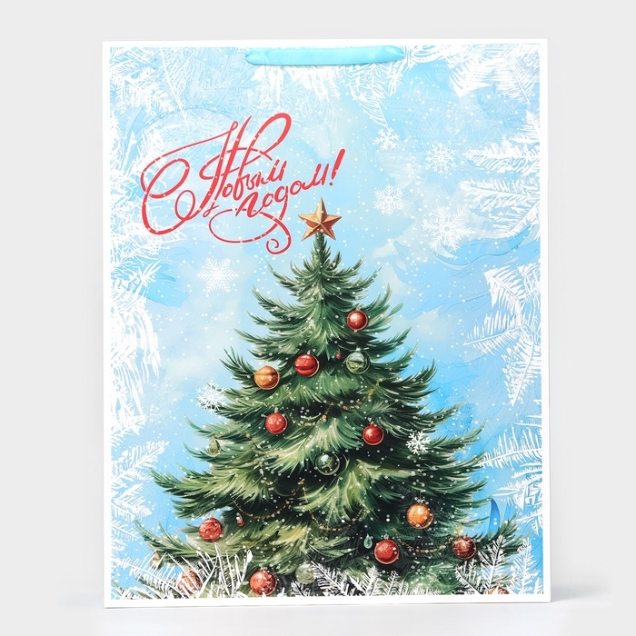 Новый год. Пакет ламинированный «Ёлочка», XXL 61 х 46 х 20 см. Новый год. Пакет ламинированный «Ёлочка», XXL 61 х 46 х 20 см.
