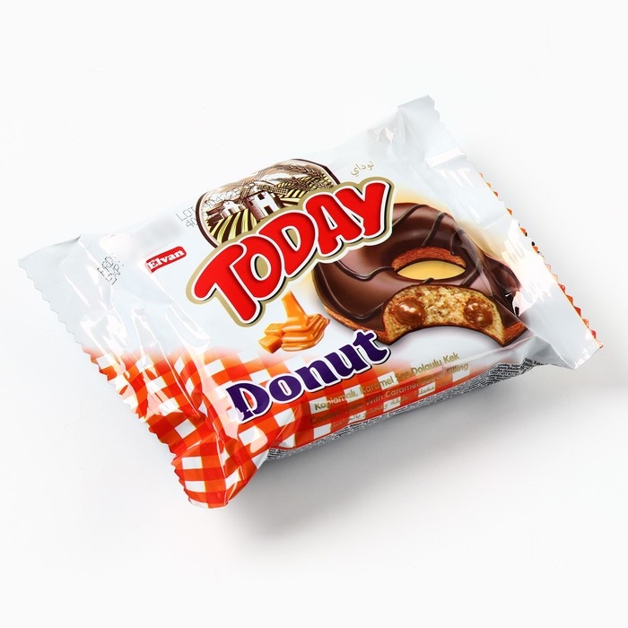 Печенье пончик &laquo;Ради тебя&raquo; с карамелью, 40 г.