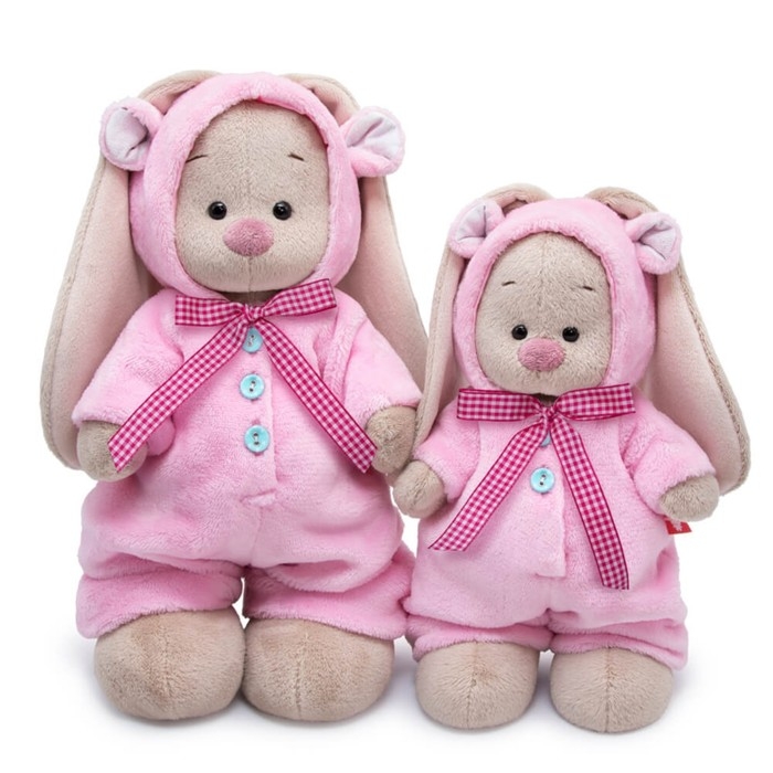 Мягкая игрушка «Зайка Ми в меховом комбинезоне», 25 см Мягкая игрушка «Зайка Ми в меховом комбинезоне», 25 см