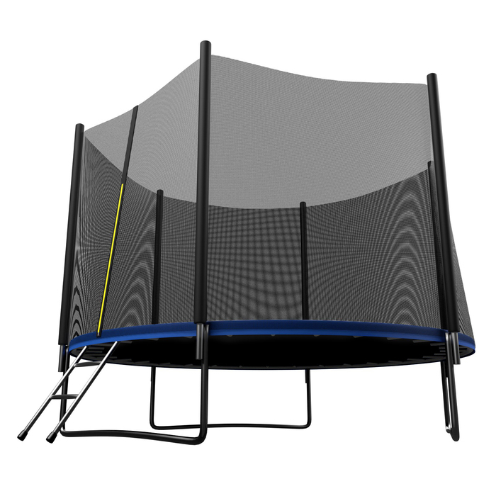 Батут ONLYTOP, d=305 см, высота сетки 173 см, с лестницей, цвет синий Батут ONLYTOP, d=305 см, высота сетки 173 см, с лестницей, цвет синий