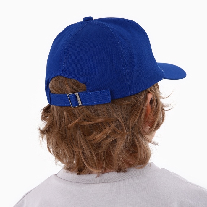 Кепка детская для мальчика Born to be cool, цвет синий, р-р 52-54, 5-7 лет