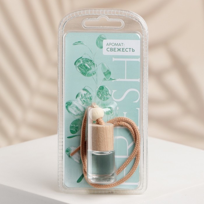 Ароматизатор подвесной FRESH, аромат: свежесть, 5 мл Ароматизатор подвесной FRESH, аромат: свежесть, 5 мл