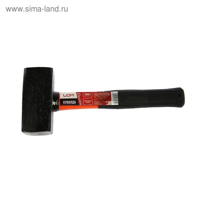 Кувалда ЛОМ, фиберглассовая рукоятка, 2 кг Кувалда ЛОМ, фиберглассовая рукоятка, 2 кг