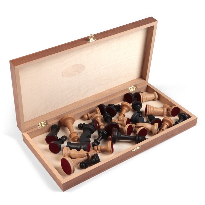 Шахматы деревянные   Шахматы деревянные  "Дебют", 37 х 37 см, король h-9 см, пешка h-4.4 см