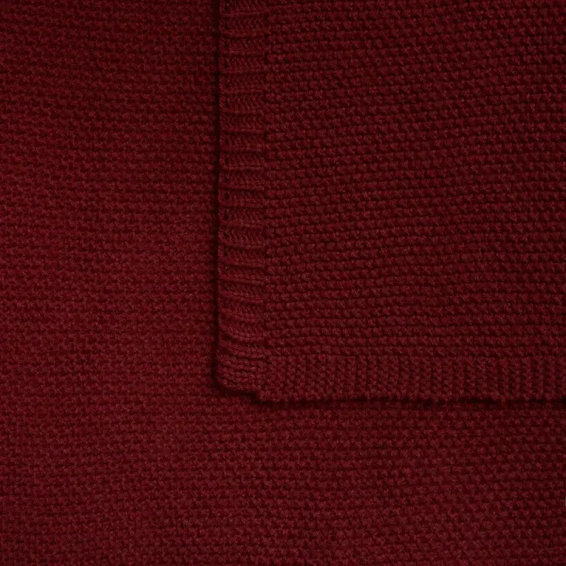 Плед Longview, темно-красный (винный)