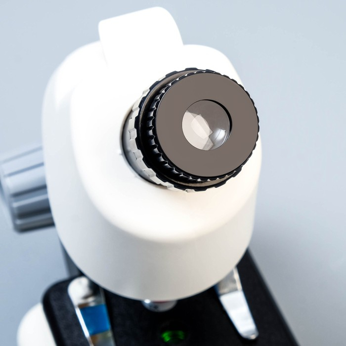 Микроскоп Микроскоп "Юный биолог" кратность до х1200, белый, подсветка