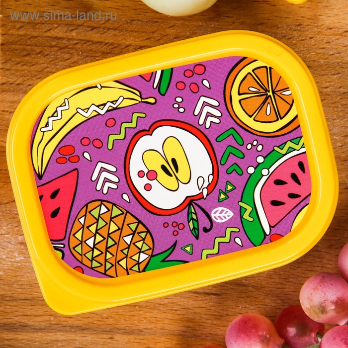 Ланч-бокс прямоугольный FoodVibes «Ядерный микс», 150 мл