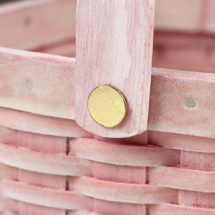 Корзина плетеная, 15 x 15 x 12/24 см, роовая, секвойя Корзина плетеная, 15 x 15 x 12/24 см, роовая, секвойя