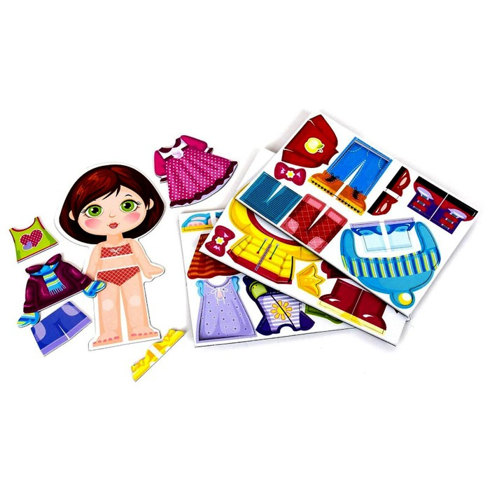 Обучающая игра Магнитные истории «Одевашки. Настя» Обучающая игра Магнитные истории «Одевашки. Настя»