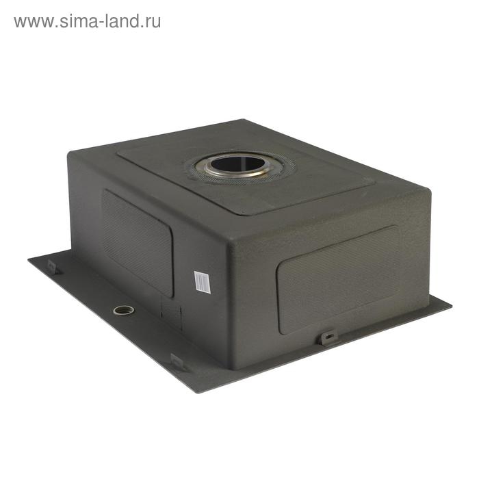 Мойка FABIA PROFI, 60х50 см, графит, врезная, S = 3,0 и 0,8 мм, сифон с переливом + корзина Мойка FABIA PROFI, 60х50 см, графит, врезная, S = 3,0 и 0,8 мм, сифон с переливом + корзина