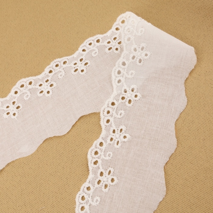 Кружево шитьё 47мм*15±1ярд(13,7м±1м) белый АУ Кружево шитьё 47мм*15±1ярд(13,7м±1м) белый АУ