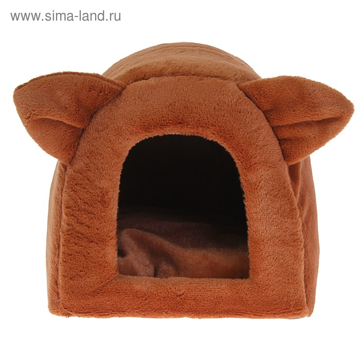 Домик  Домик "Норка" для животных, 28 х 28 х 35 см, плюш, микс цветов