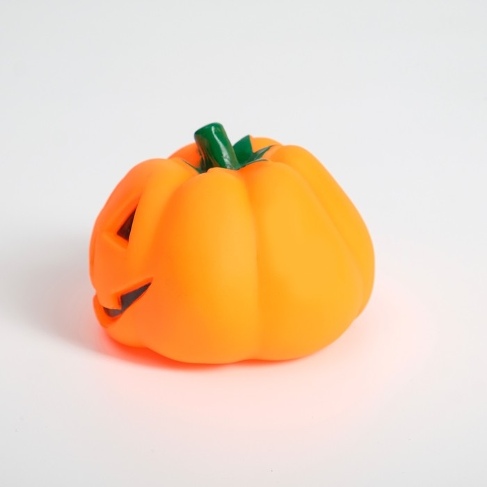 Игрушка пищащая Игрушка пищащая "Тыква" для собак, 9 x 7 см