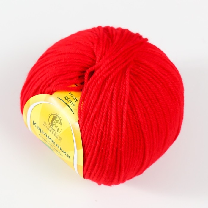 Пряжа "Карамелька ассорти" 100% акрил набор 10 шт. 175м/50гр (Ассорти №2)