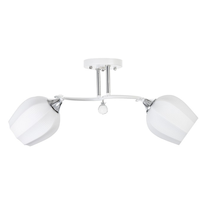 Люстра Люстра "Зарина" 2хЕ27 40Вт белый 54х27х24см BayerLux