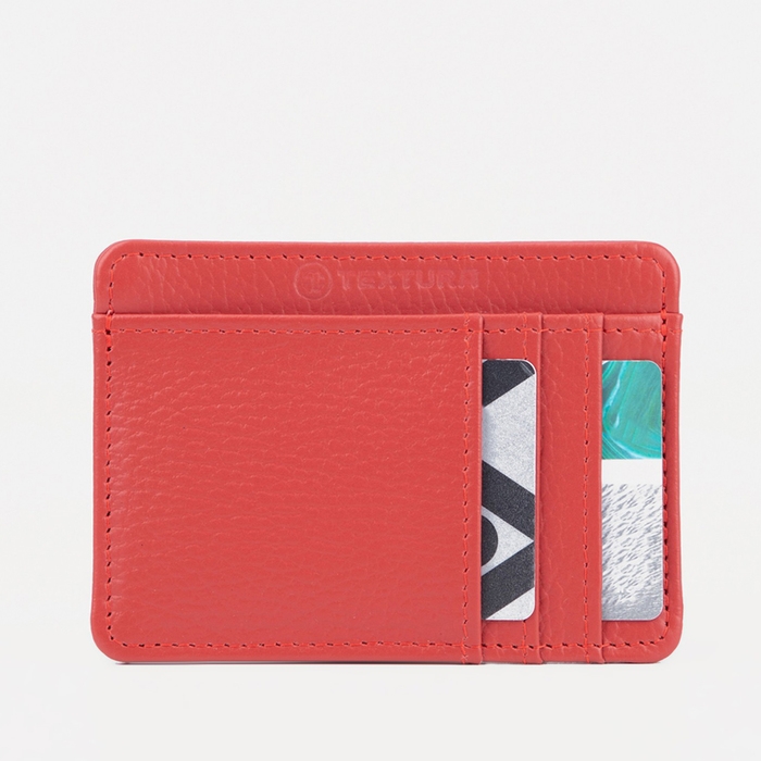 Картхолдер TEXTURA, цвет красный Картхолдер TEXTURA, цвет красный