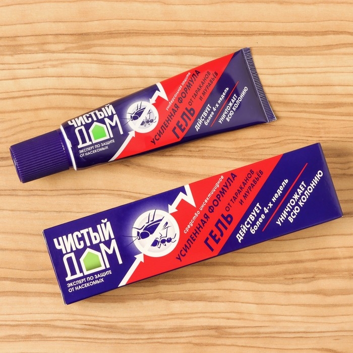 Гель от тараканов Гель от тараканов "Чистый дом", усиленная формула, 50 г