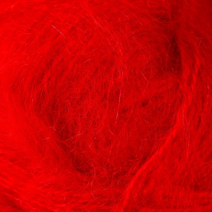 Пряжа Пряжа "Mohair classic" 25% мохер, 24% шерсть, 51% акрил 200м/100гр (56 красный)