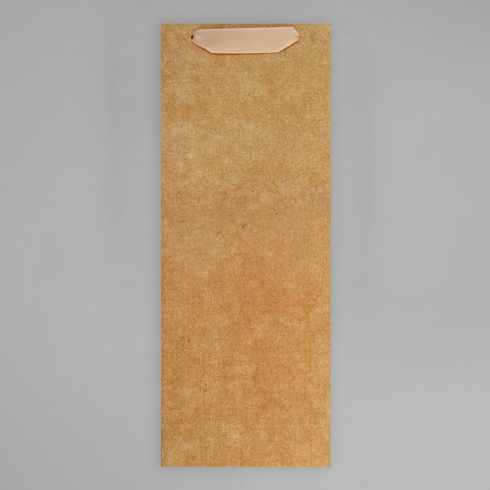 Пакет подарочный под бутылку, упаковка, «Крафтовый», 13 x 36 x 10 см Пакет подарочный под бутылку, упаковка, «Крафтовый», 13 x 36 x 10 см