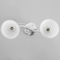 Люстра 1084/2SL 40Вт Е27 серебро 42х15х23 см BayerLux