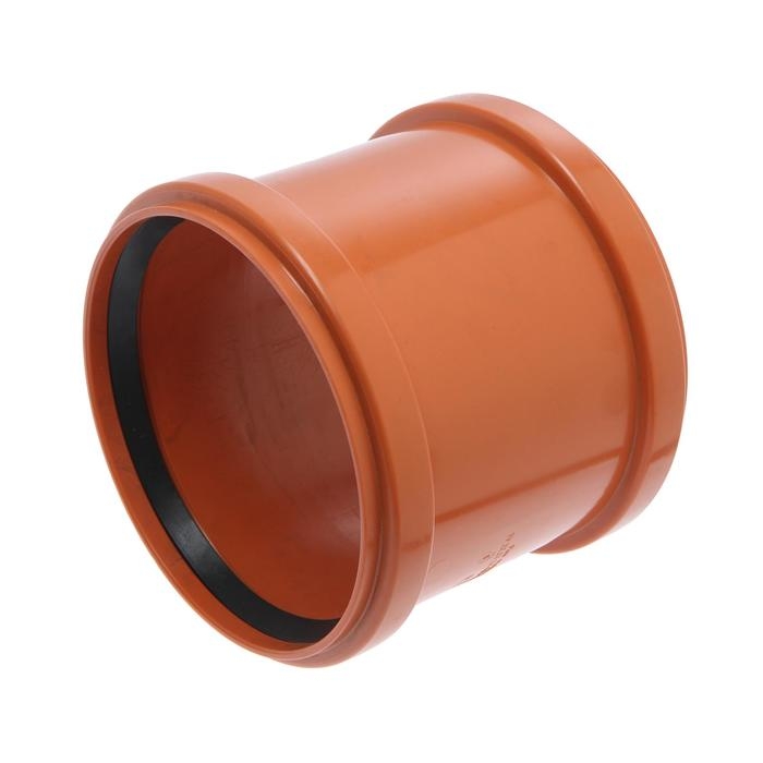 Муфта канализационная FLEXTRON, наружная, d=160 мм, ремонтная Муфта канализационная FLEXTRON, наружная, d=160 мм, ремонтная