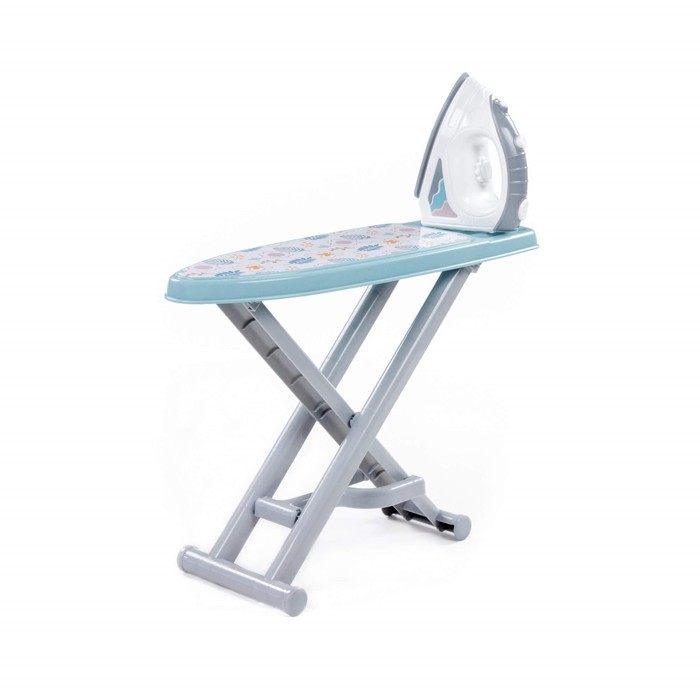 Игровой набор «Утюжок №3» с гладильной доской, серо-голубой Игровой набор «Утюжок №3» с гладильной доской, серо-голубой