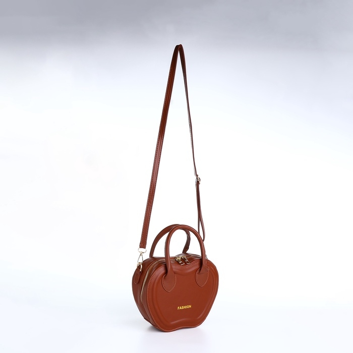 Сумка женская кросс-боди на молнии, цвет коричневый Сумка женская кросс-боди на молнии, цвет коричневый