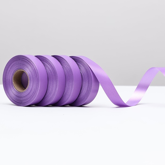 Лента полипропиленовая Лента полипропиленовая "Matte" для декора и подарков, орхидея, 2 см х 50 м