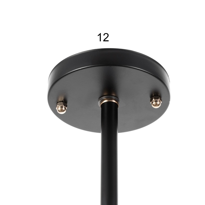 Люстра Люстра "Рипли" 8хЕ27 40Вт черно-золотой 60х60х40 см