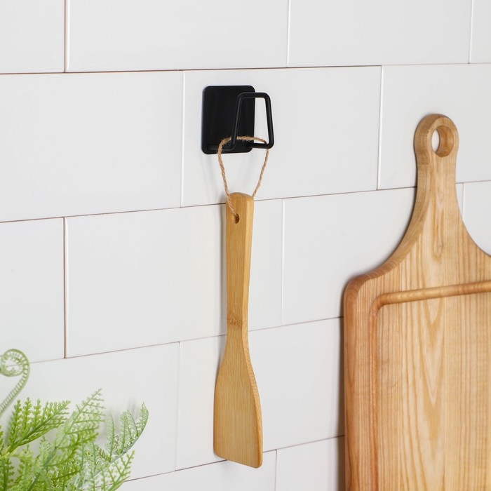 Держатель универсальный на липучке Доляна, цвет чёрный Держатель универсальный на липучке Доляна, цвет чёрный