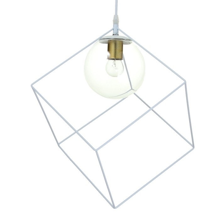 Светильник BayerLux 2467/1WT E27 40Вт белый 25х25х25-125 см