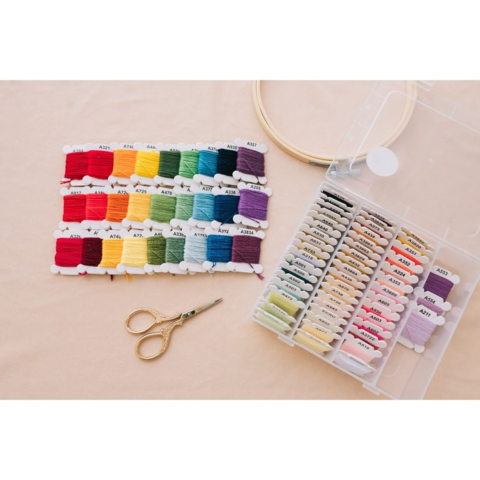 Набор ниток мулине «Ассорти», 4 ± 0,3 м, 80 шт Набор ниток мулине «Ассорти», 4 ± 0,3 м, 80 шт