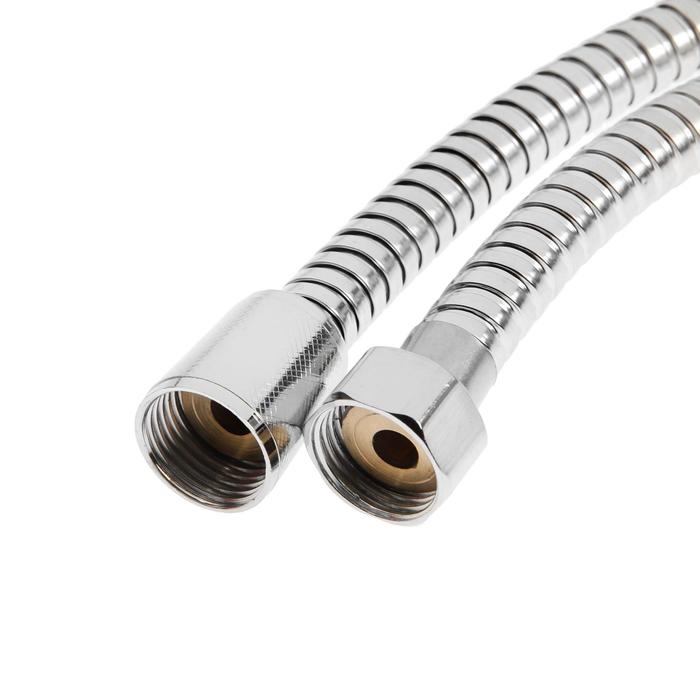 Душевой шланг Accoona A381-20, 200 см, гайка из нержавеющей стали, цинковый конус, хром Душевой шланг Accoona A381-20, 200 см, гайка из нержавеющей стали, цинковый конус, хром
