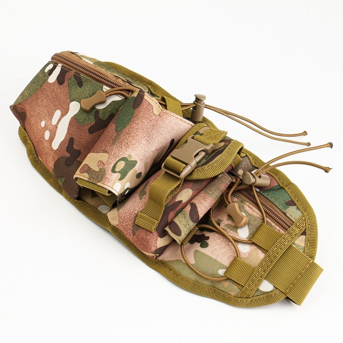 Сумка поясная Сумка поясная "Аdventure", с доп карманами, камуфляж