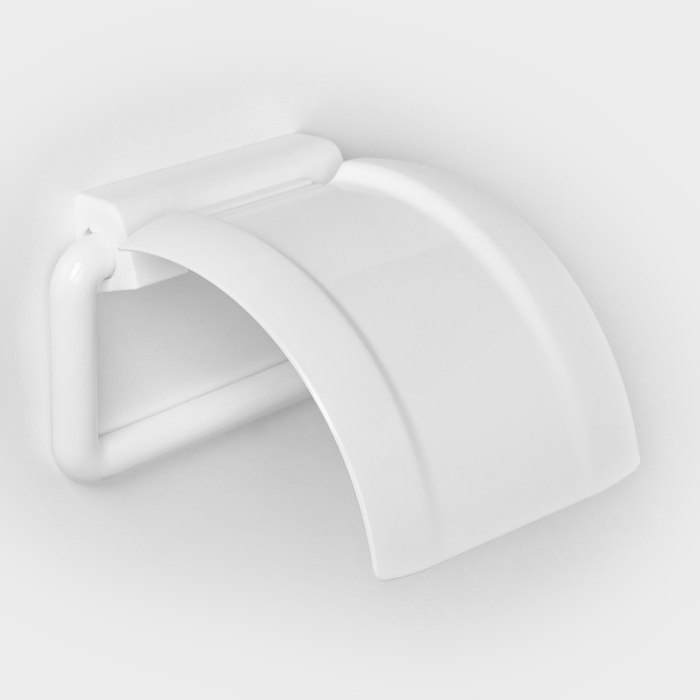 Держатель для туалетной бумаги, цвет белый Держатель для туалетной бумаги, цвет белый