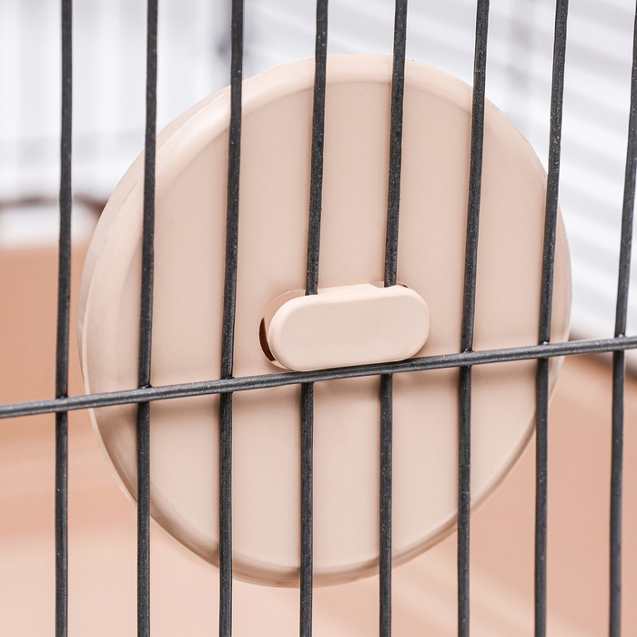 Клетка для птиц Клетка для птиц "Пижон" №101-Б, разборная, 42 х 30 х 65см (укомплект.) бежевая