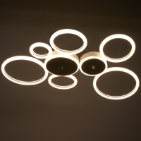 Люстра с ПДУ 2038/6 LED 172Вт белый 81х66х4,5 см BayerLux