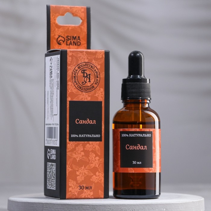 Эфирное масло Эфирное масло "Сандал", 30 мл, "Богатство Аромата"