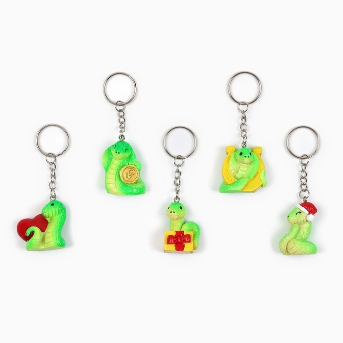 Новогодний брелок для ключей, объемный «Новый год: Новогодний микс«Новый год: 5 шт Новогодний брелок для ключей, объемный «Новый год: Новогодний микс«Новый год: 5 шт