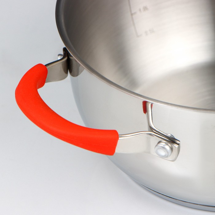 Кастрюля «Аврора», 3 л, d=20 см, капсульное дно, индукция Кастрюля «Аврора», 3 л, d=20 см, капсульное дно, индукция