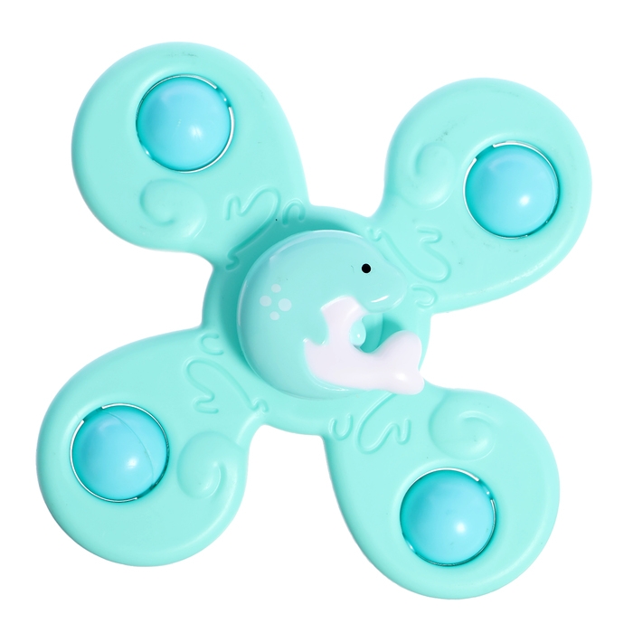 Спиннеры на присосках «Подводный мир», для купания в ванной, 3 шт. Спиннеры на присосках «Подводный мир», для купания в ванной, 3 шт.